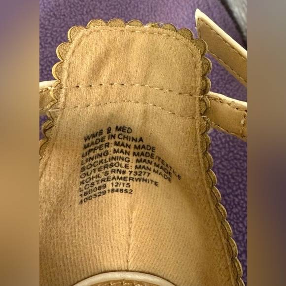 Lauren Conrad White Laser Cut Ankle Strap 4” Heels NWOT - Picture 5 of 5